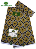 Authentic African Print 100%Cotton 6yards