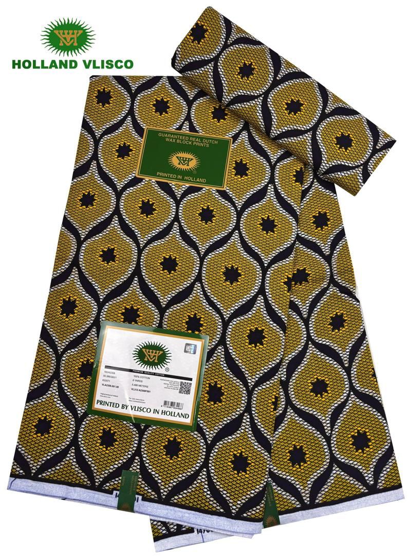 Authentic African Print 100%Cotton 6yards