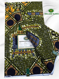 Authentic African Print 100%Cotton 6yards