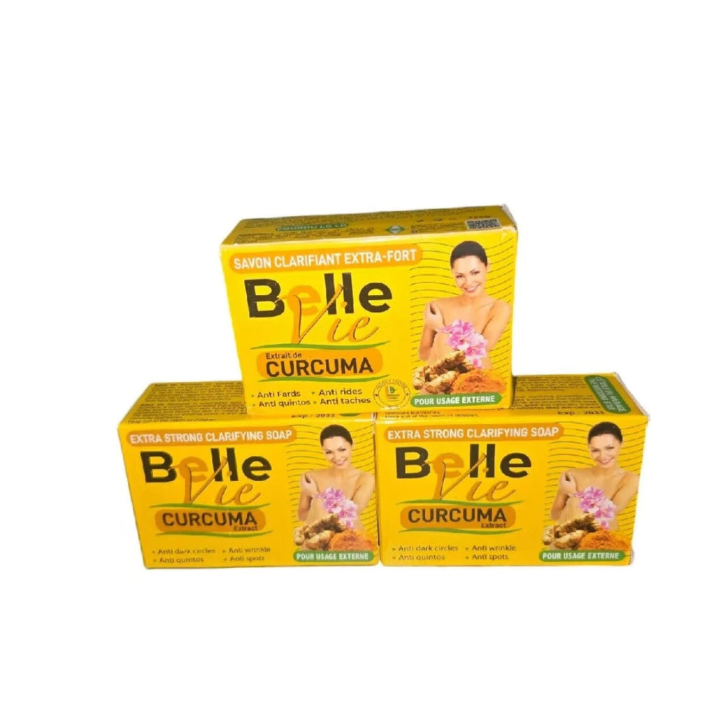 Belle Vie Rich Turmeric Soap. Curcuma Extracts 1pc