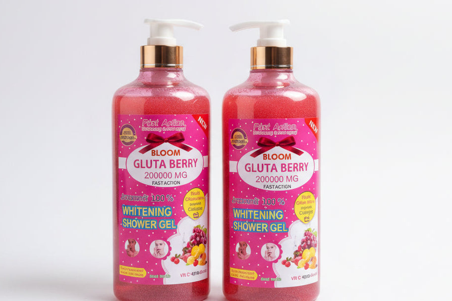 Bloom Gluta Berry Fast Action Whitening Shower Gel 1000ML 1pc