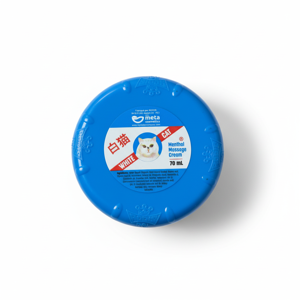 WHITE CAT MENTHOL MASSAGE CREAM 70 ML