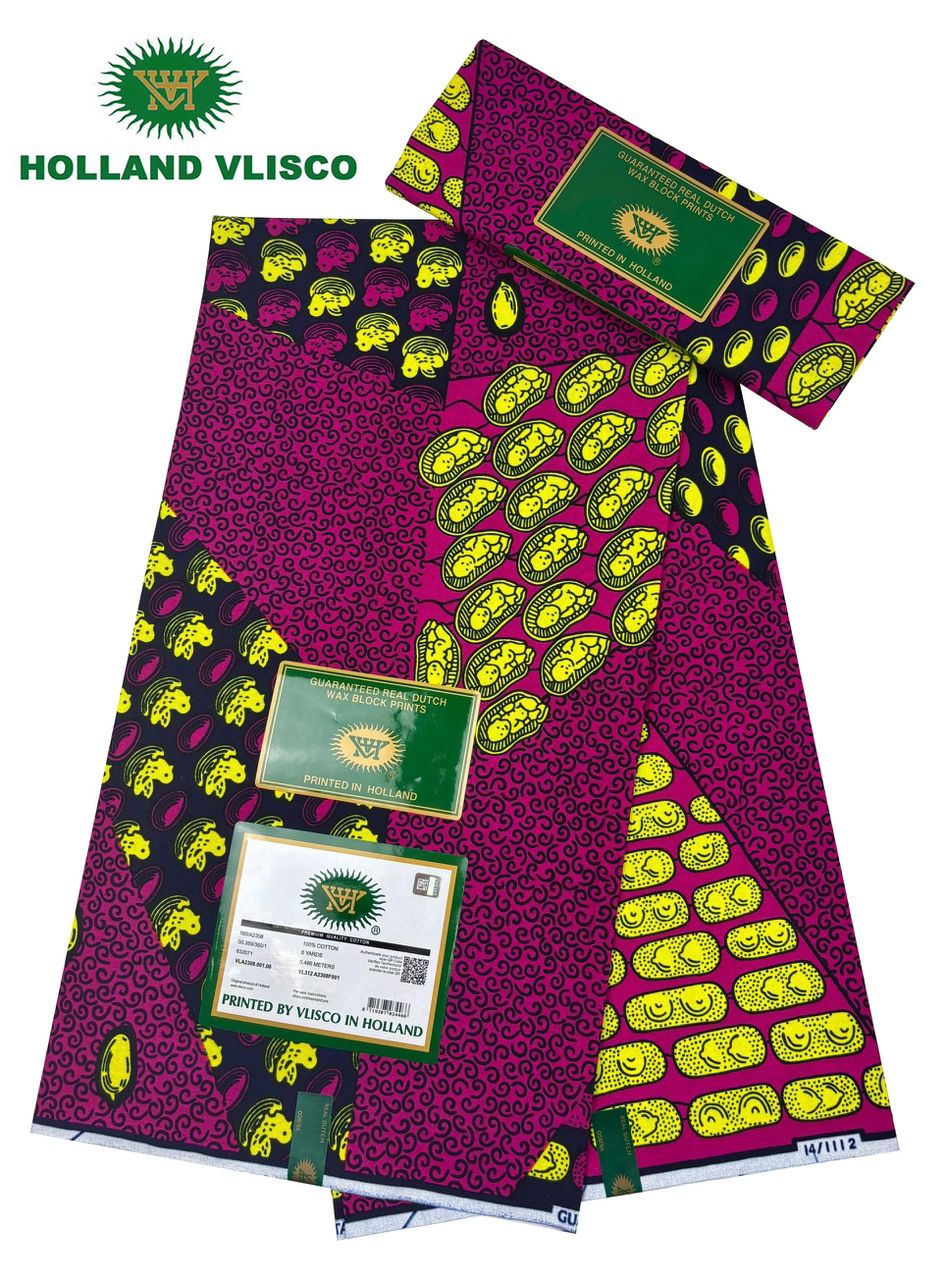 Authentic African Print 100%Cotton 6yards