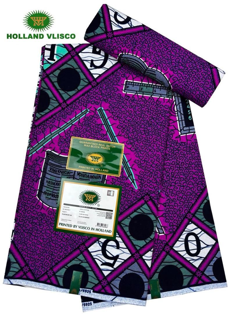 Authentic African Print 100%Cotton 6yards