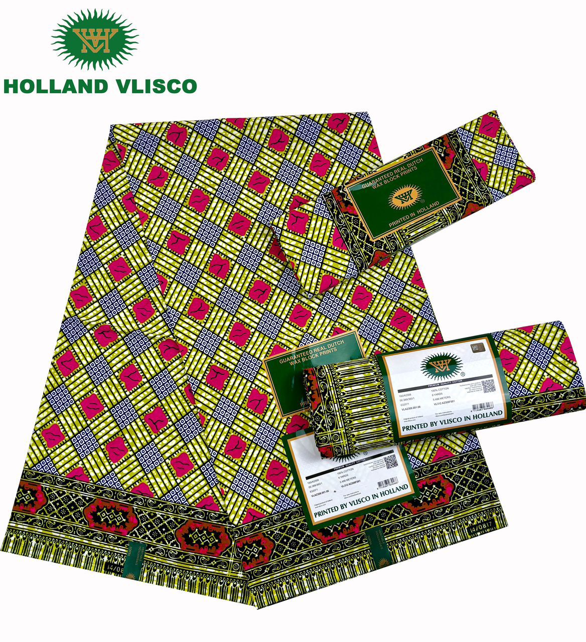 Authentic African Print 100%Cotton 6yards