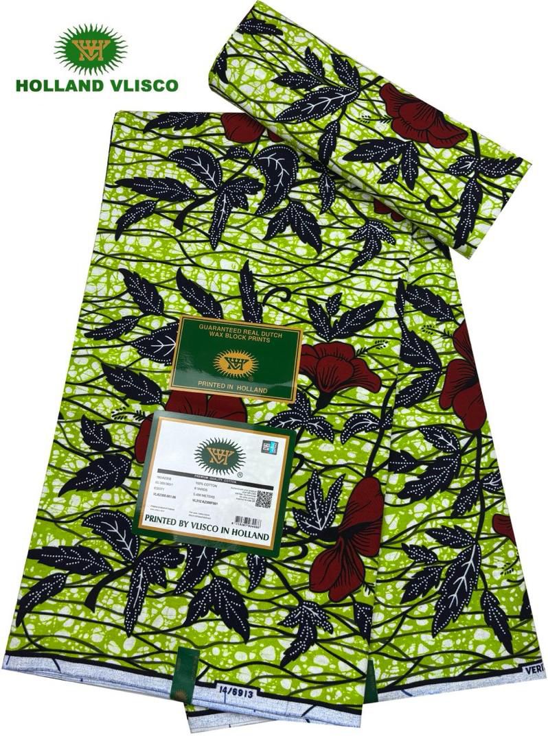 Authentic African Print 100%Cotton 6yards