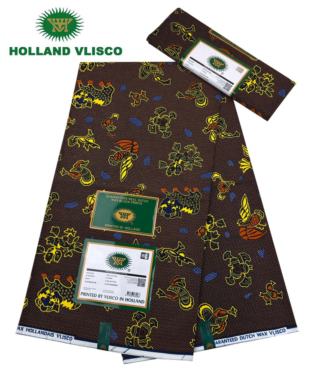 Authentic African Print 100%Cotton 6yards