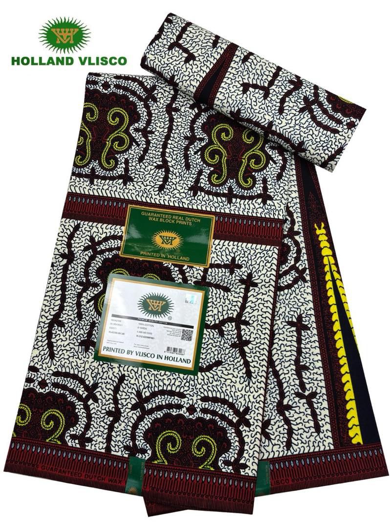 Authentic African Print 100%Cotton 6yards