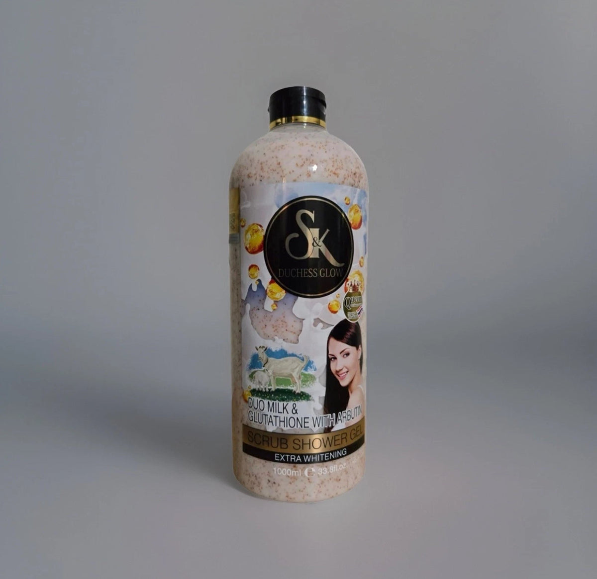 SK DUCHESS Glow Duo MILK & Glutathione With Arbutin Scrub Shower Gel X 1