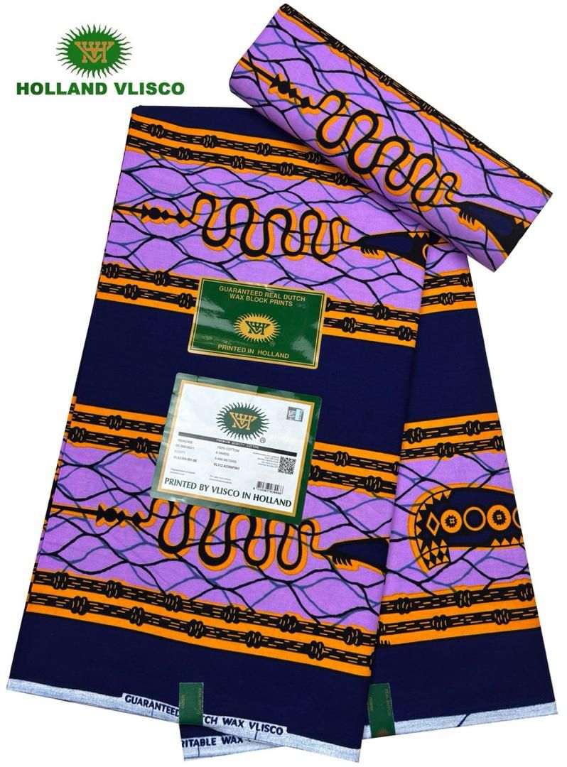 Authentic African Print 100%Cotton 6yards