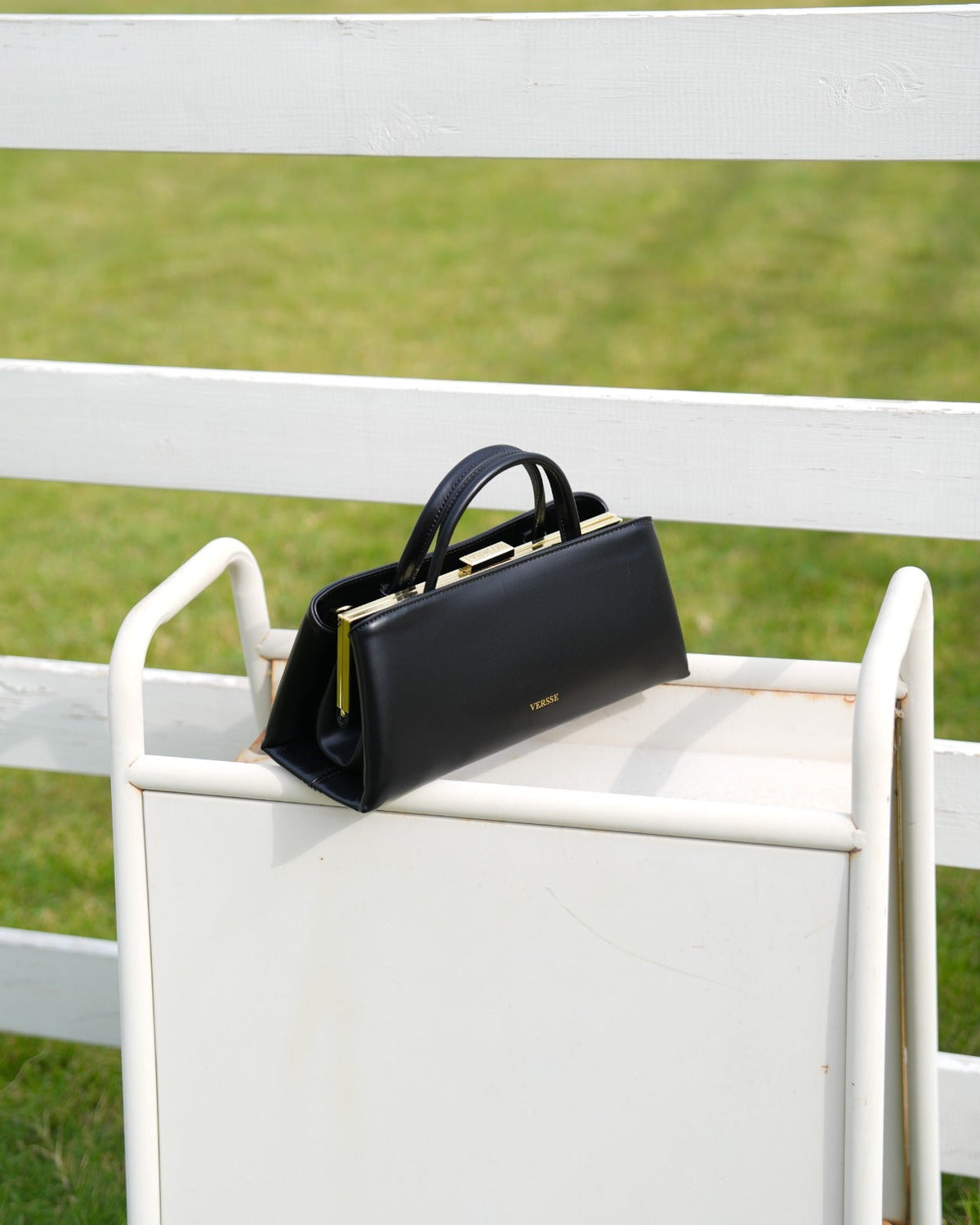 Versse Black Mini Handbag