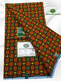 Authentic African Print 100%Cotton 6yards
