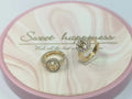 SMALL FASHION GOLD HOOP EARRING