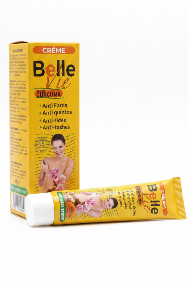 BELLE VIE cream tube with turmeric extracts: anti-fard