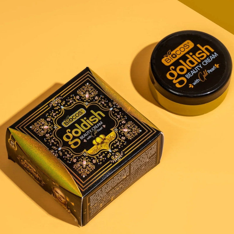 Goldish Beauty Cream with gold pearl