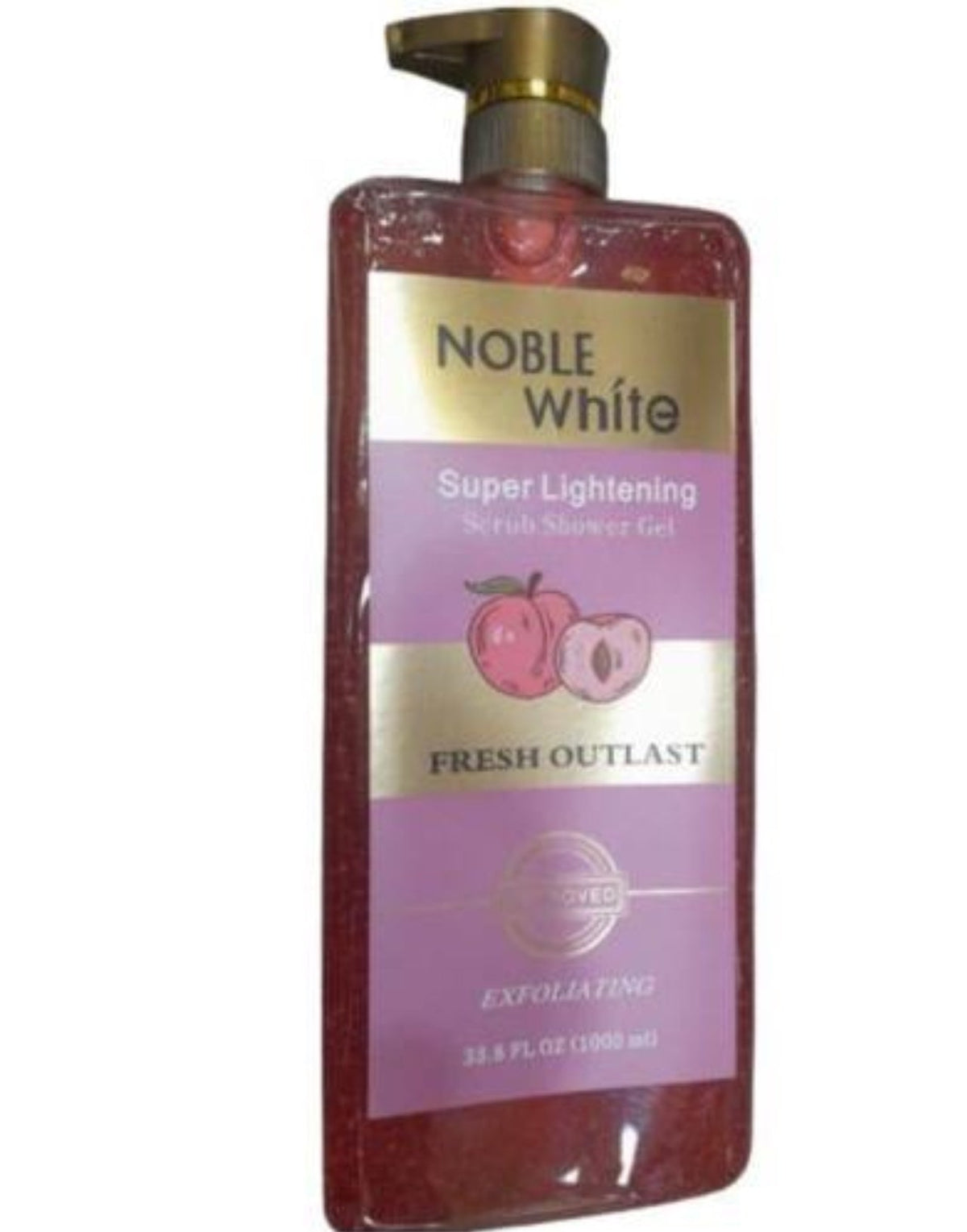 Noble white fresh outlast super lightening scrub shower gel 1000ml