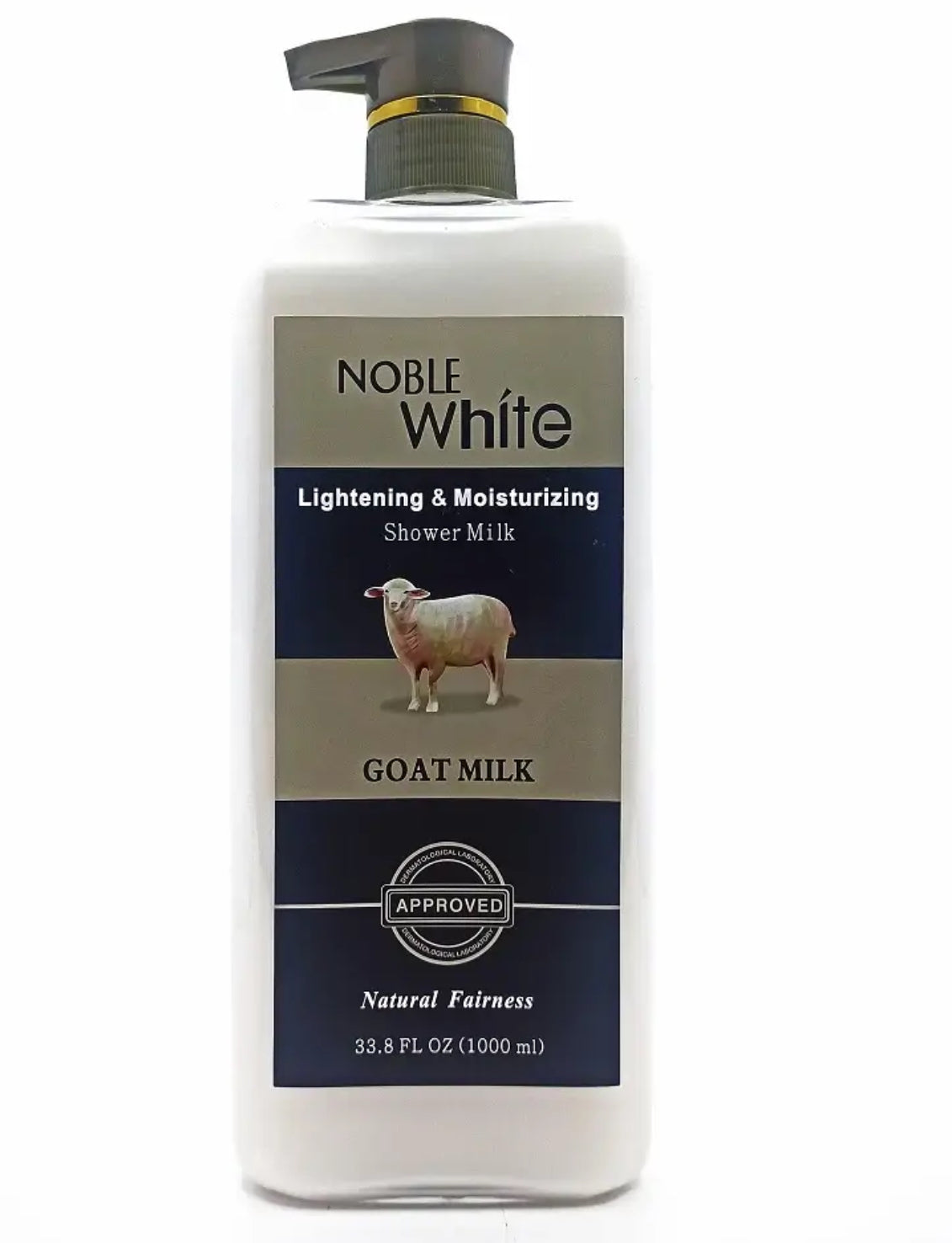 Noble White lightening & moisturizing Goat Milk Shower Milk 1000ml