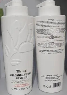 Bismid Korean Strong Whitening Shower Gel With Alpha Arbutin + NACINAMIDE 800ml