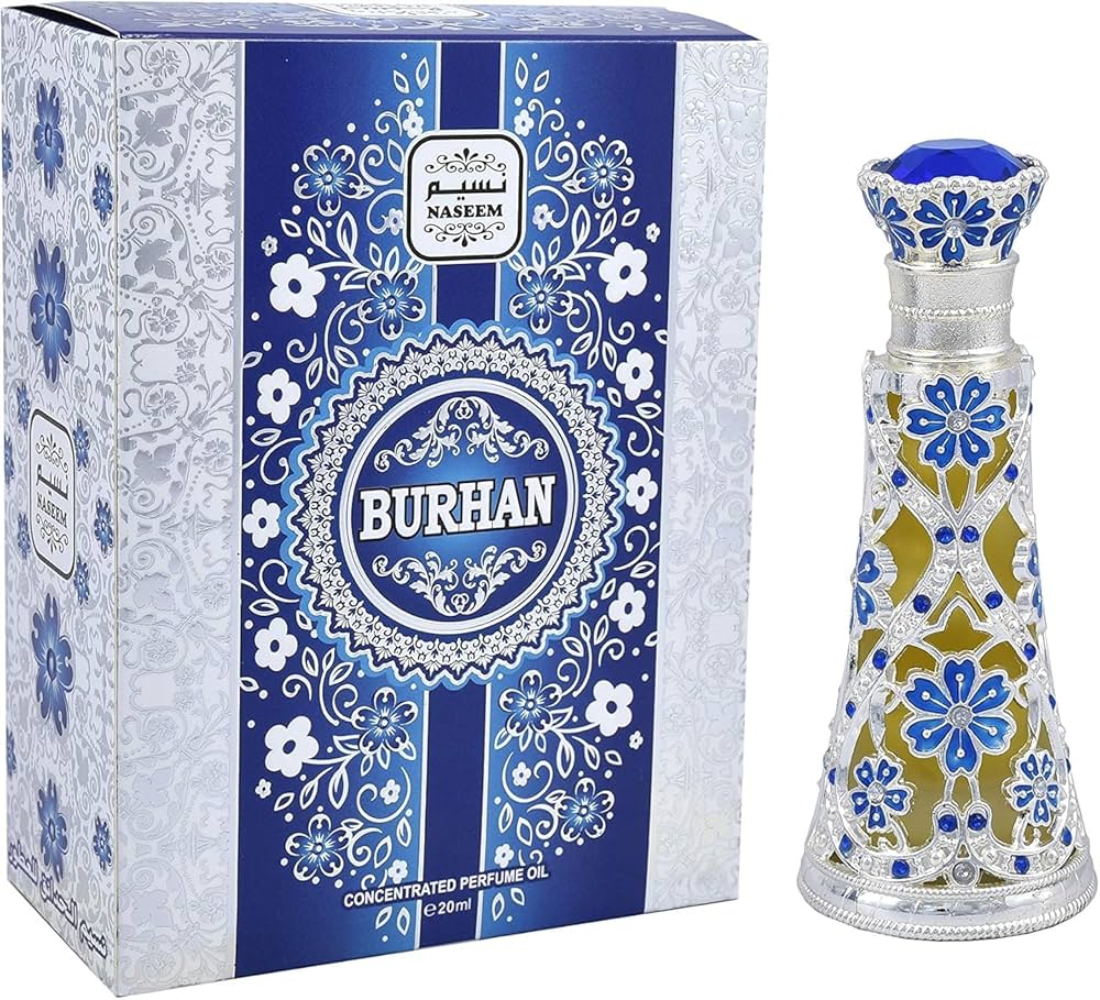 Naseem Burhan Attar 20 ML | Luxury Attar Perfume for Men | Natural, Alcohol Free, Long Lasting Fragrance