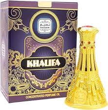 Naseem Khalifa Eau De Parfum 15ml - Premium Unisex Perfume Oil with Subtle Woody, Floral, and Vanilla Notes - Long Lasting Luxury Arabian Fragrance for Men and Women