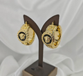 High quality gold plated earrings