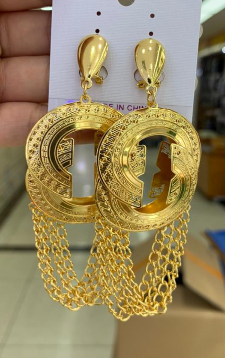 18k highest quality gold plated earrings