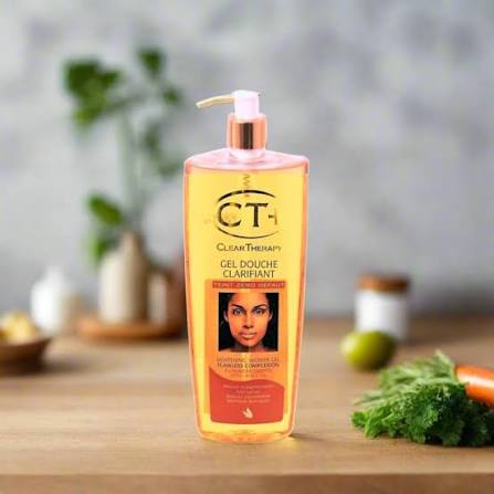 Clear therapy gel douche lightening shower gel
