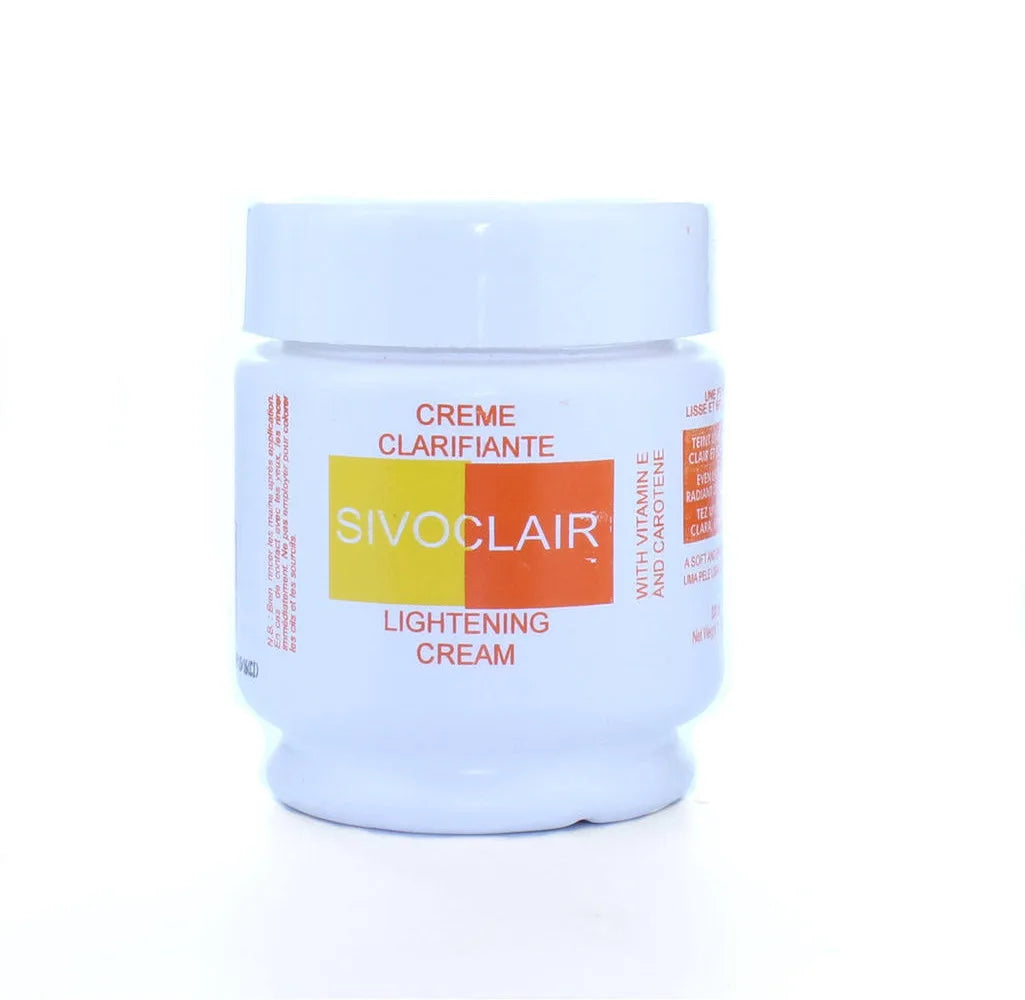 SIVOCLAIR LIGHTENING CREAM w/ Vitamin E and carotene 300g