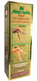 Nature Secrete Gold Super-Lightening Body Lotion and Moisturizer 12 oz