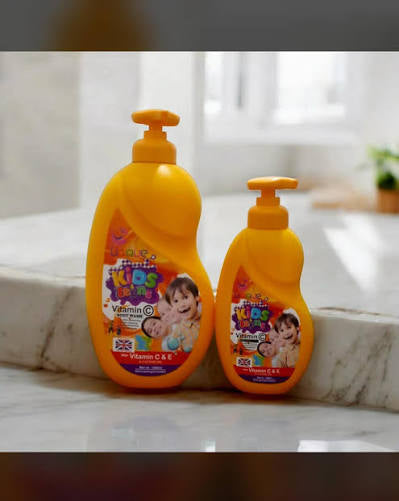 Unique Kids And Teens Baby Lotion & Shower Gel Set with Vitamin C