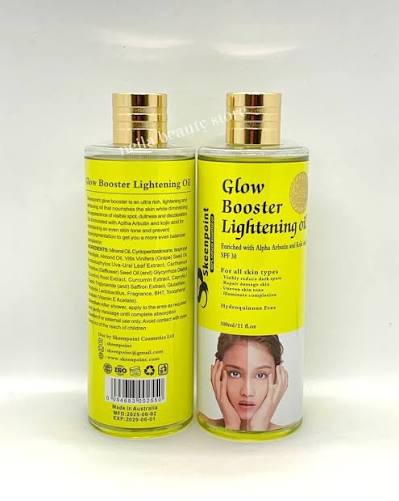 SKEENPOINT GLOW BOOSTER LIGHTENING OIL WHITENING GLOW 300ml SPF30