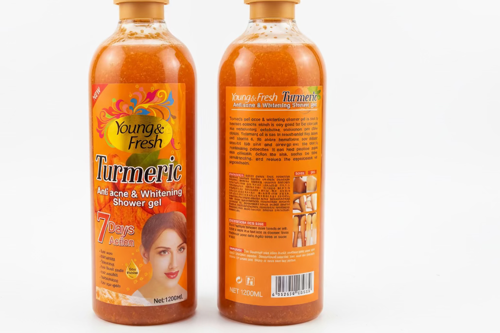FRESH & YOUNG TURMERIC ANTI ACNE & WHITENING SHOWER GEL 7 DAYS ACTION