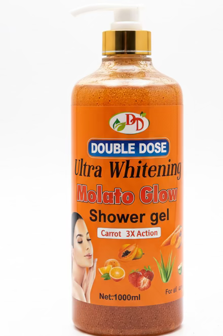 DOUBLE DOSE ULTRA WHITENING MOLATO GLOW SHOWER GEL CARROT 3X ACTION 1000ml