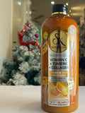 Sk duchess glow vitamin c +Turmeric + Collagen scrub shower gel Spf 30