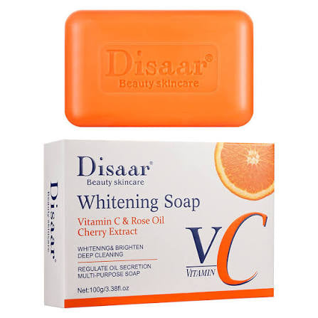 Disaar Whitening Soap Vitamin C & Rose Oil Cherry Extract (100gr)