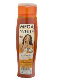 MEGA WHITE SKIN CARE EXFOLIATING SHOWER GEL