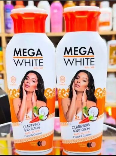Mega White Clarifying Body Lotion (Carrot & Coconut) 500 ML 1pc