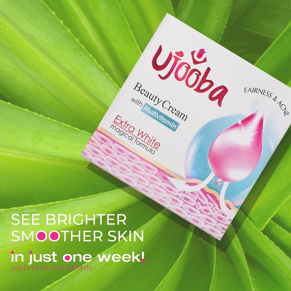 Ujooba Beauty Cream With Multivitamin. -20g