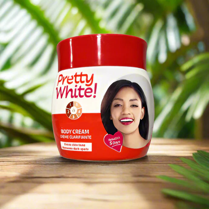 Pretty White Lightening BODY JAR CREAM 10.1oz / 300ml