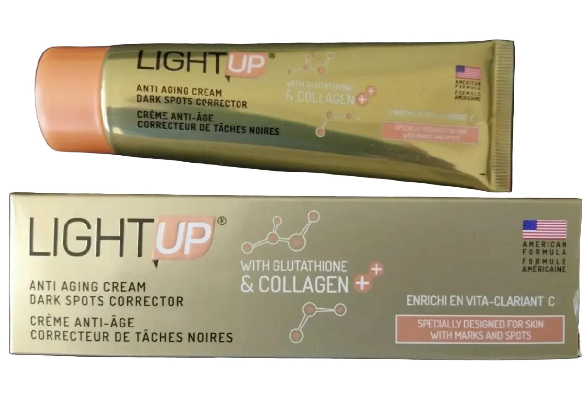 LIGHT UP ANTI AGEING DARK SPOTS CORRECTING CREAM With GLUTATHIONE & COLLAGEN