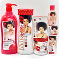 White Secret Body Lotion Complete Set (Lotion 500ml, Serum, Soap, dark spot remover, body cream, oil and shower gel)