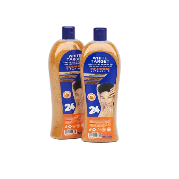 WHITE TARGET EXFOLIATING SHOWER GEL 1000ML