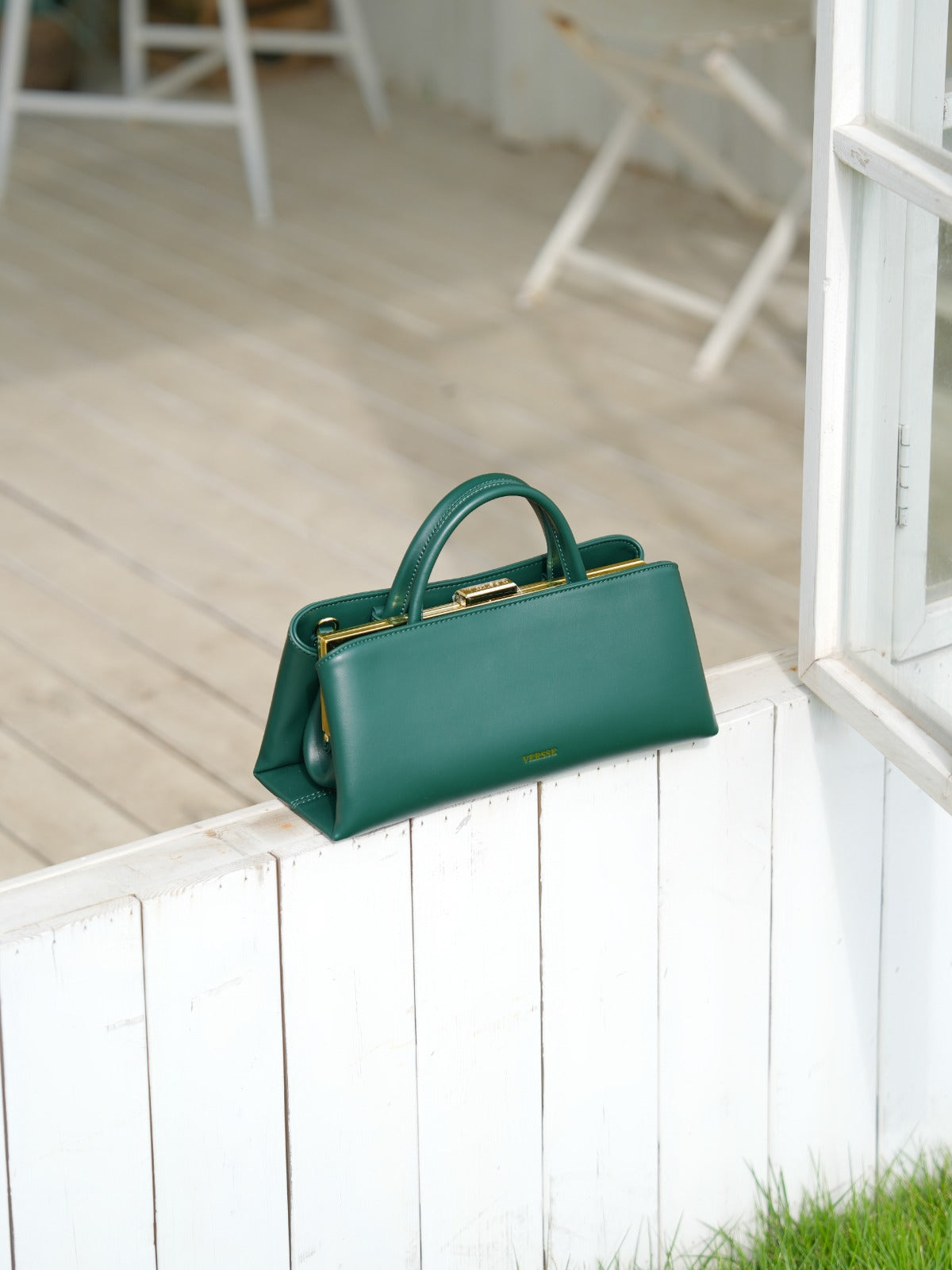 Versse Green Mini Handbag